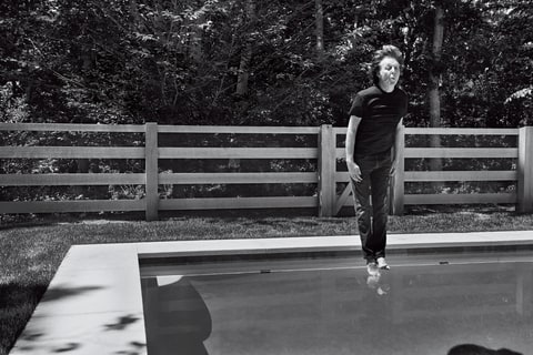 Paul McCartney Jumping in Pool Rolling Stone