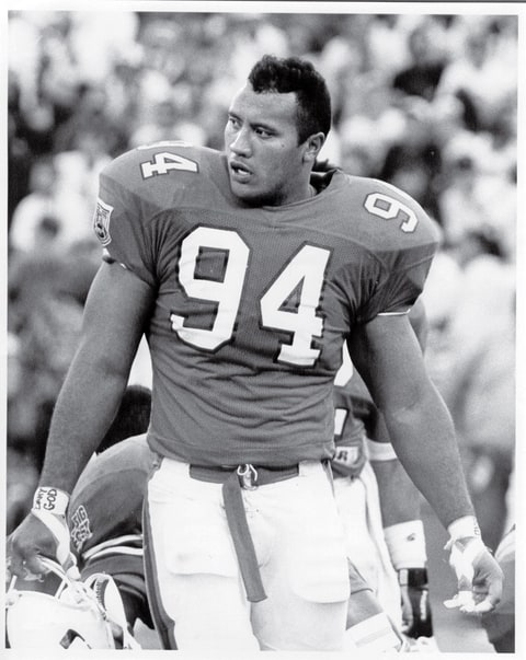 the rock dwayne johnson football