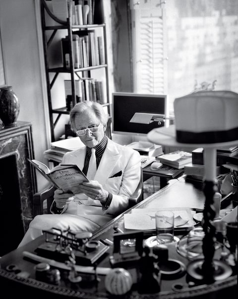 Tom Wolfe at home, 2007.