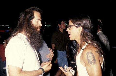 Rick Rubin and Anthony Kiedis