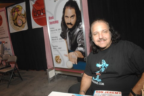 Ron Jeremy poses at Exxxotica Miami Beach at the Miami Beach Convention Center on March 31, 2007 in Miami, Florida.