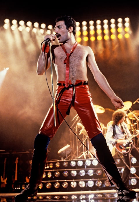 Freddie Mercury of Queen.