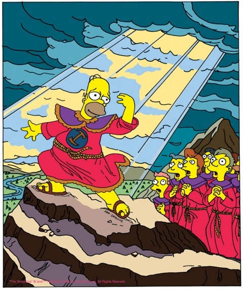 The sun shines on Homer in 'Homer the Great'