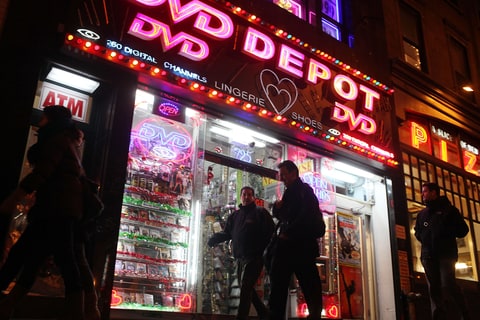 DVD Adult store