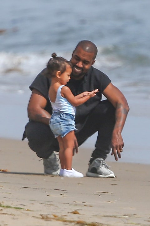 Kanye and North
