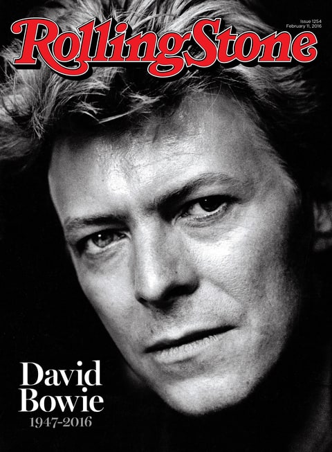 David Bowie; Rolling Stone Cover; Tribute; 2016