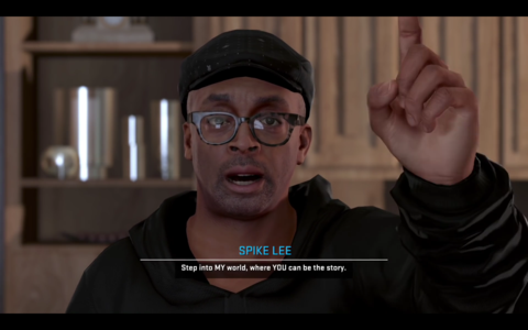 Spike Lee Livin Da Dream NBA 2k16 Movie Pointing Finger