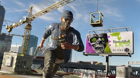 Watchdog 2 San Francisco Marcus Running On Rooftop Hack Billboard
