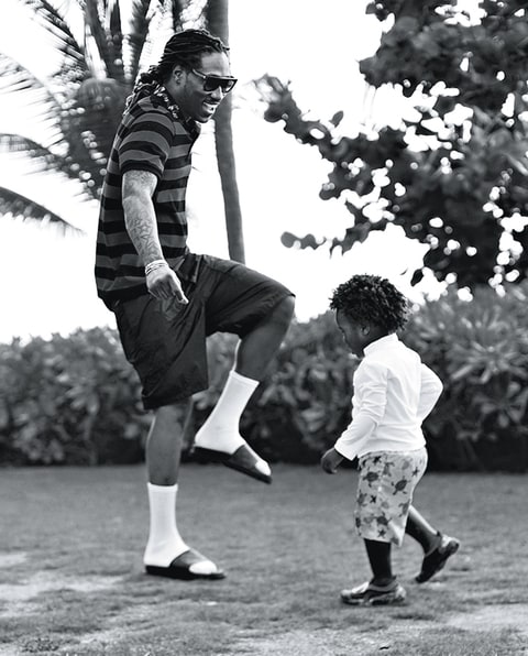 Future Playing Son Future Jr.