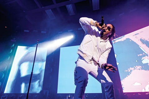 Future performing on stage Maryland