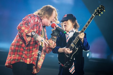 Angus Young, Axl Rose, AC/DC