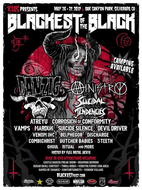 danzig festival,danzig fest,blackest of the black,danzig castle,glenn danzig,ministry tour,corrosion of conformity tour,suicidal tendencies tour,danzig festival