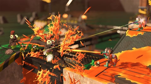 Salmon Run in 'Splatoon 2' sees the Inklings going up against waves of Salmonids (those ugly-looking fish guys)