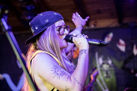 G-Flip performs at Cheer Up Charles on March 17th, 2018.