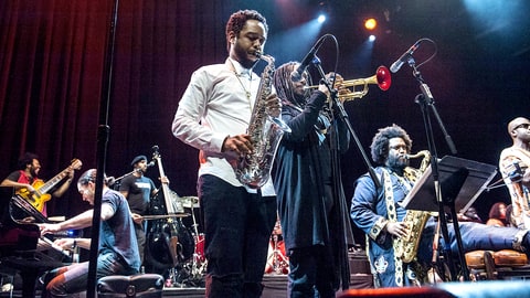 LOS ANGELES, CA - DECEMBER 10: Terrace Martin performs at Club Nokia on December 10, 2015 in Los Angeles, California. (Photo by Timothy Norris/Getty Images)