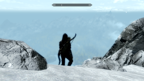 The path to High Hrothgar in 'Skyrim: Special Edition'