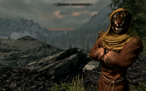 Skyrim: Special Edition - M'aiq the Liar appears randomly, looking to score some catnip