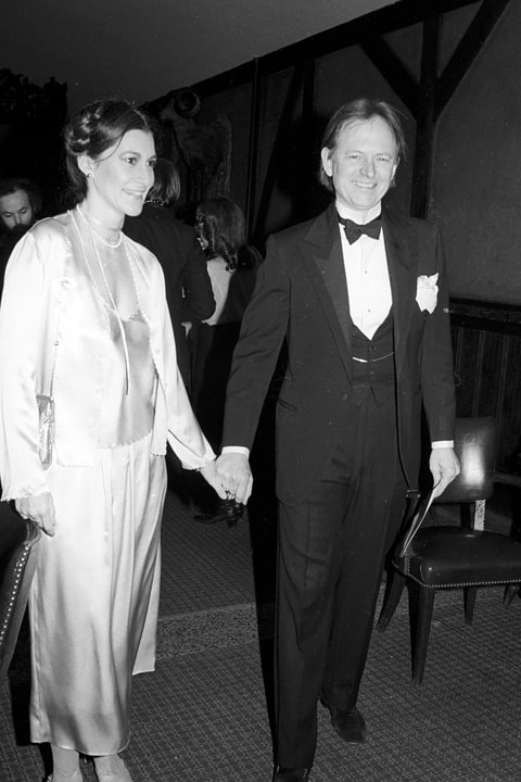 Sheila Berger and writer Tom Wolfe at a party honoring late writer James Jones and his last novel, 'Whistle,' in New York, 1978.