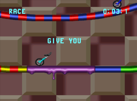 Super Nintendo Uniracers