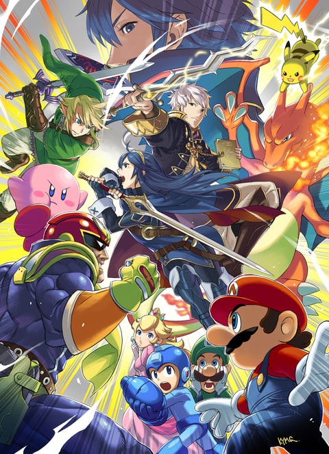 Super Smash Bros. for Wii U art