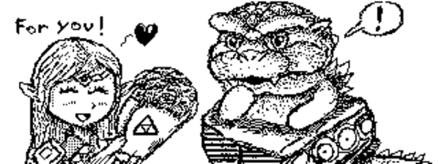 Miiverse creation by player Gojirito