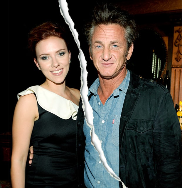 Scarlett Johansson and Sean Penn Biggest Celebrity Splits of 2011
