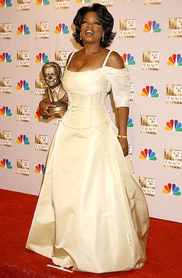Oprah Winfrey Emmy Awards Red Carpet Fashion See the Best Dressed