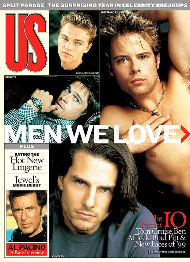 December 1999 Brad Pitt's Us Weekly Covers 1995 to Now! Us Weekly
