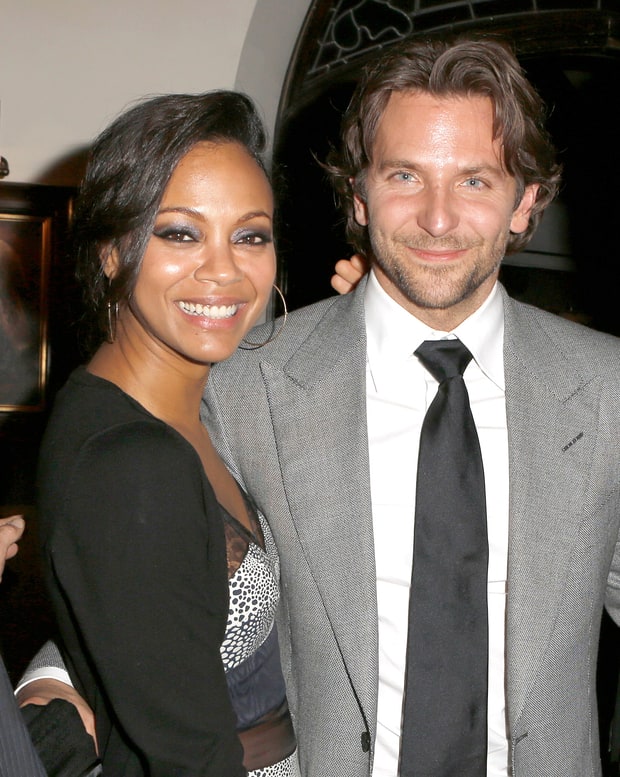 Bradley Cooper and Zoe Saldana Hottest Couples Who Fell in Love on