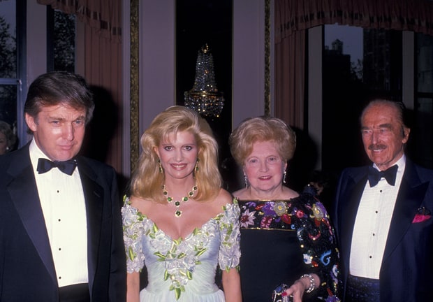 Donald, Ivana, Mary Anne and Fred Trump