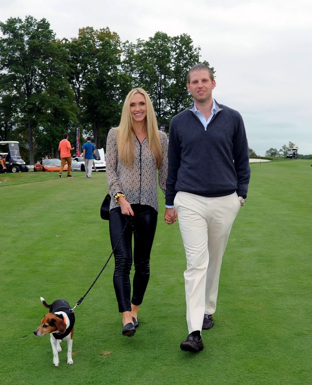 Eric Trump and Lara Yunaska