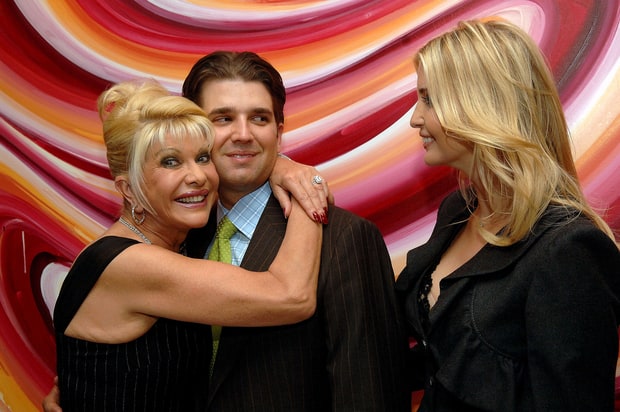 Ivana, Donald Jr. and Ivanka Trump