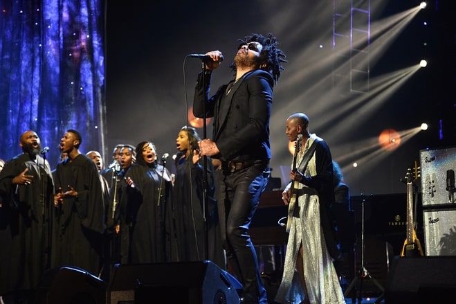 Lenny Kravitz Leads a Gospel-ized Prince Tribute