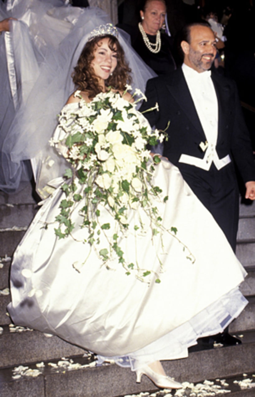 Mariah Carey Stars Who Wore Vera Wang Wedding Gowns Us