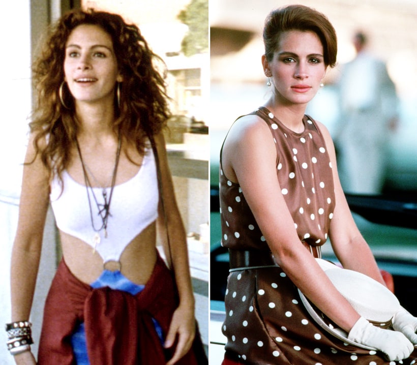 Julia Roberts in Pretty Woman Movie Makeovers Memorable Drab to Fab Character Transformations Julia Roberts in Pretty Woman Movie Makeovers Memorable Drab to Fab Character Transformations