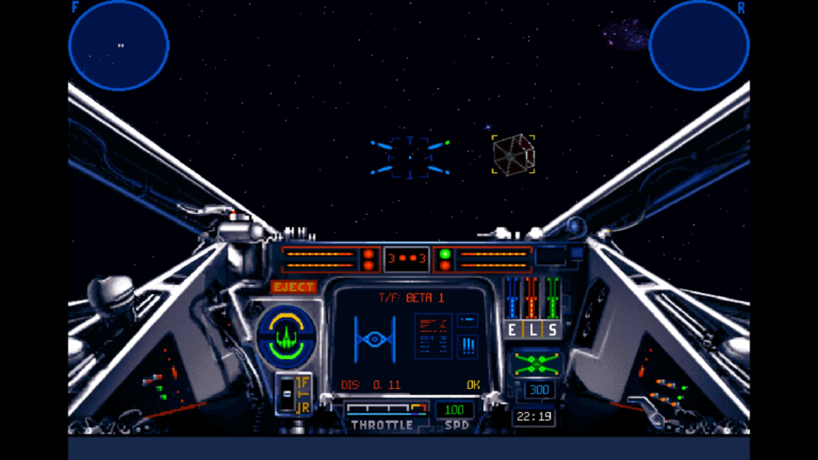 True space dogfighting simulation