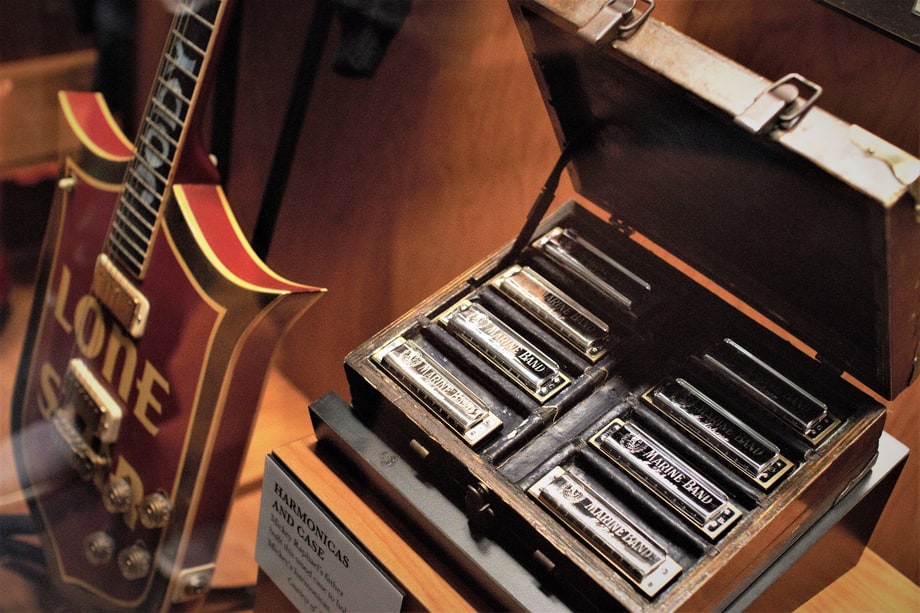 Mickey Raphael's Handmade Harmonica Case