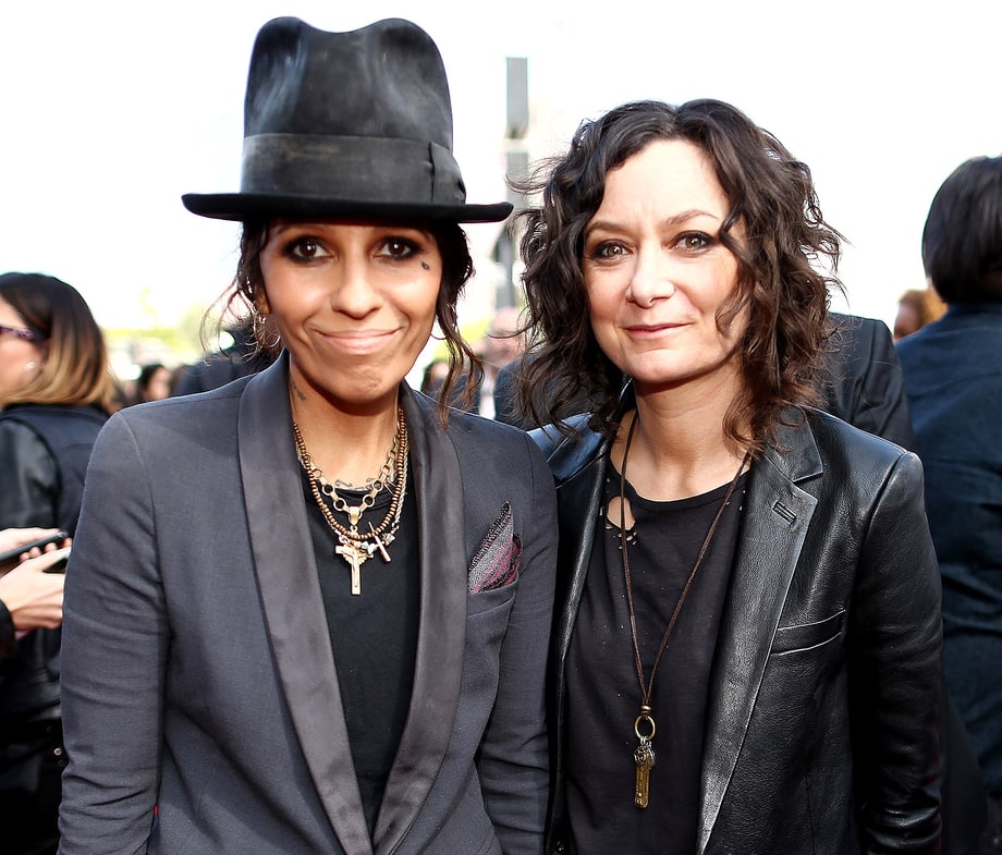 Sara Gilbert and wife Sara Gilbert and wife