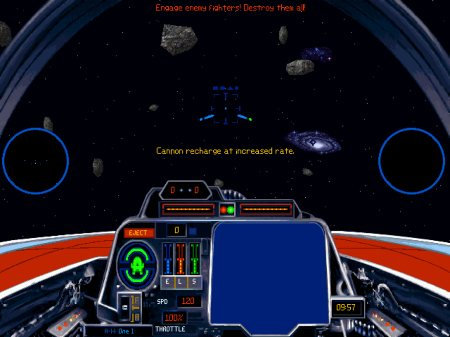 Taking a starfighter online for the first time