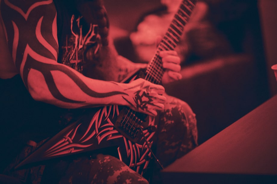 Kerry King Wrings His Guitar's Neck