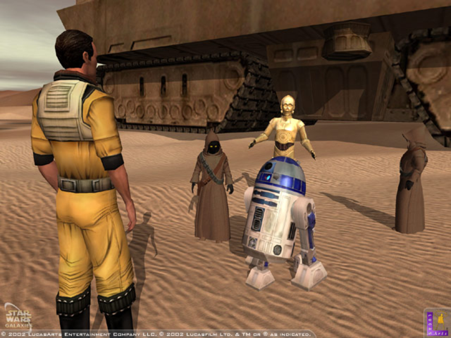 Teaming up to slaughter Jawas in the name of teamwork and camaraderie