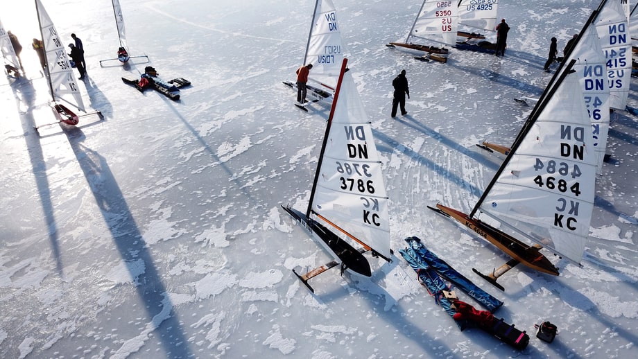 Ice Boat Championship: Meet the Ice Boat Racers Who Brave Frozen Lakes