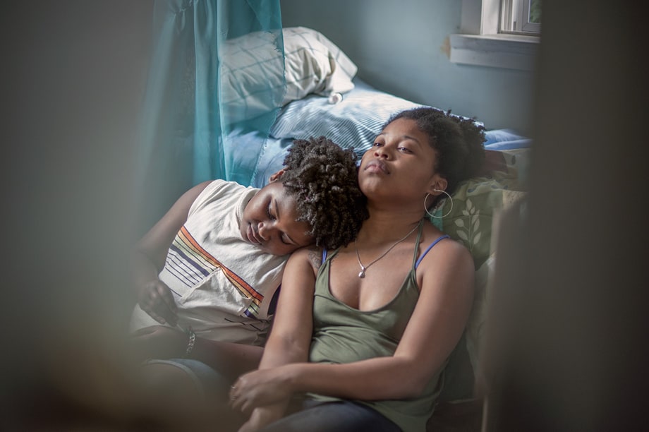 Dominique Fishback and Tatum Marilyn Hall, 'Night Comes On'