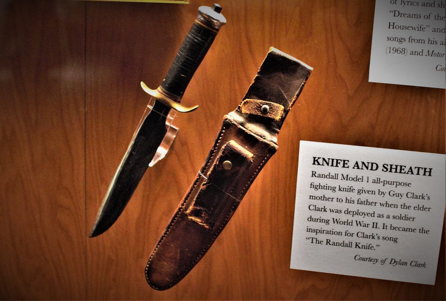 Guy Clark's Father's Randall Knife