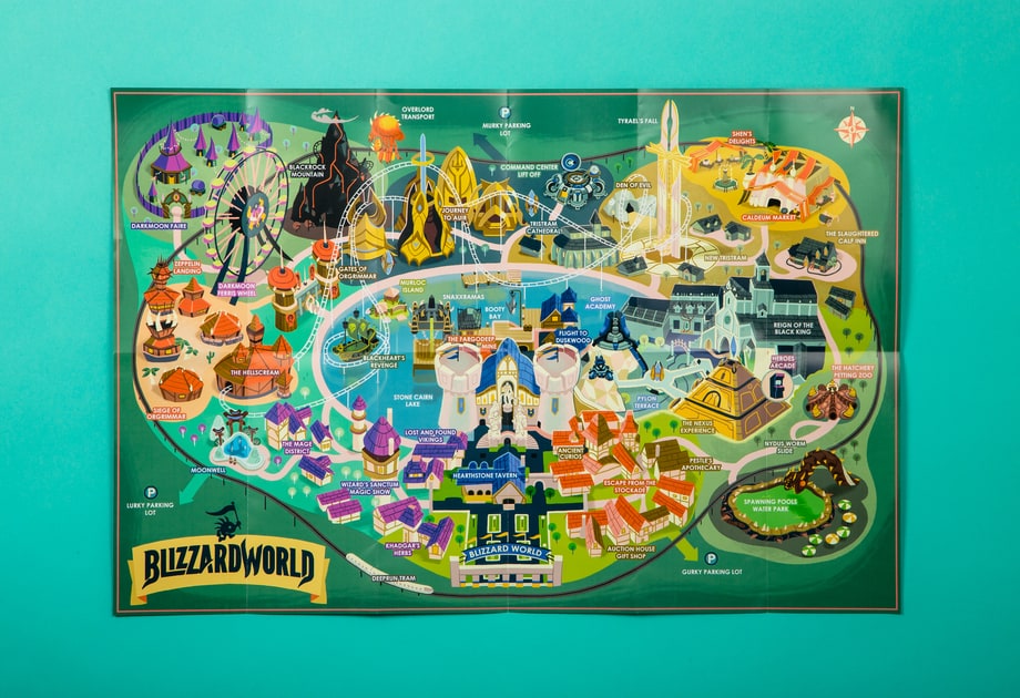 A Handy Pocket Map to Blizzard World