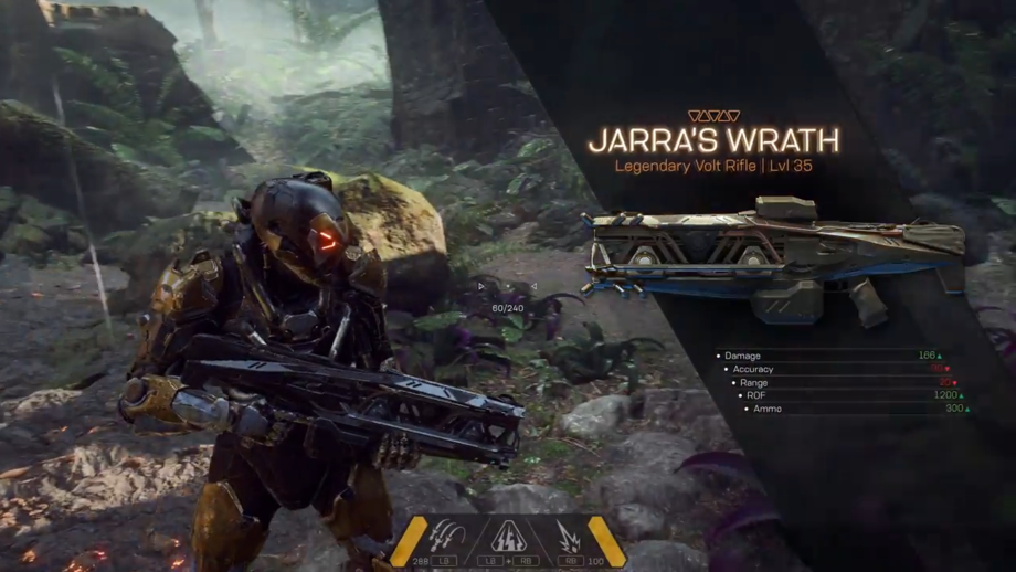 Weapons can be retrieved from the environment, and have fanciful names – much like Bungie's 'Destiny'