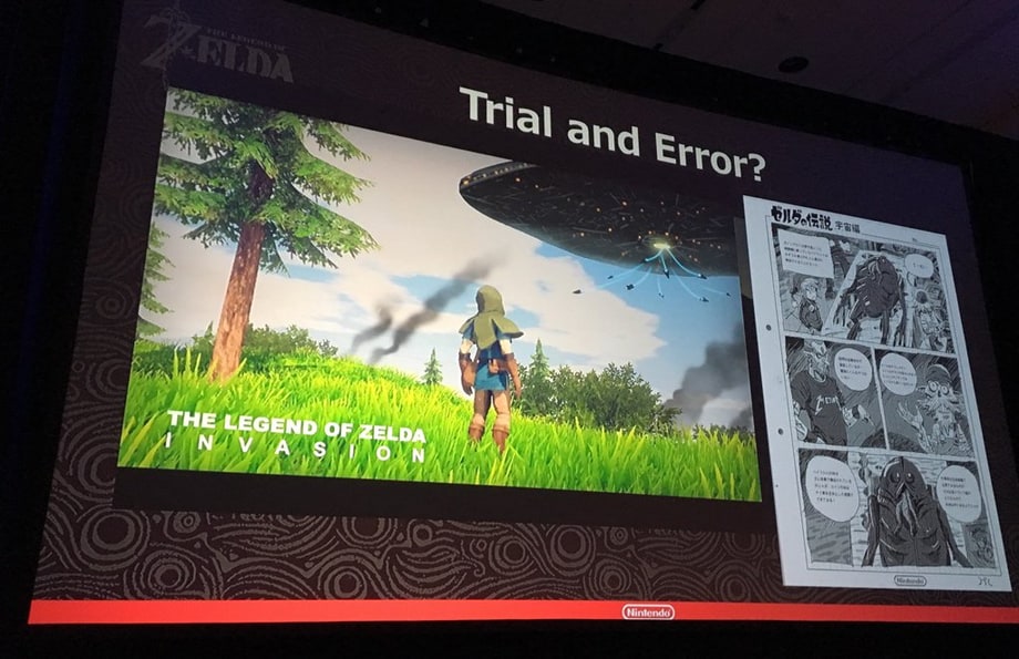 An early concept of the game involved an alien invasion