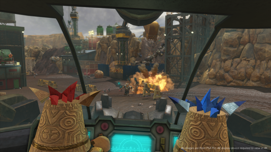 It has first-person tank combat