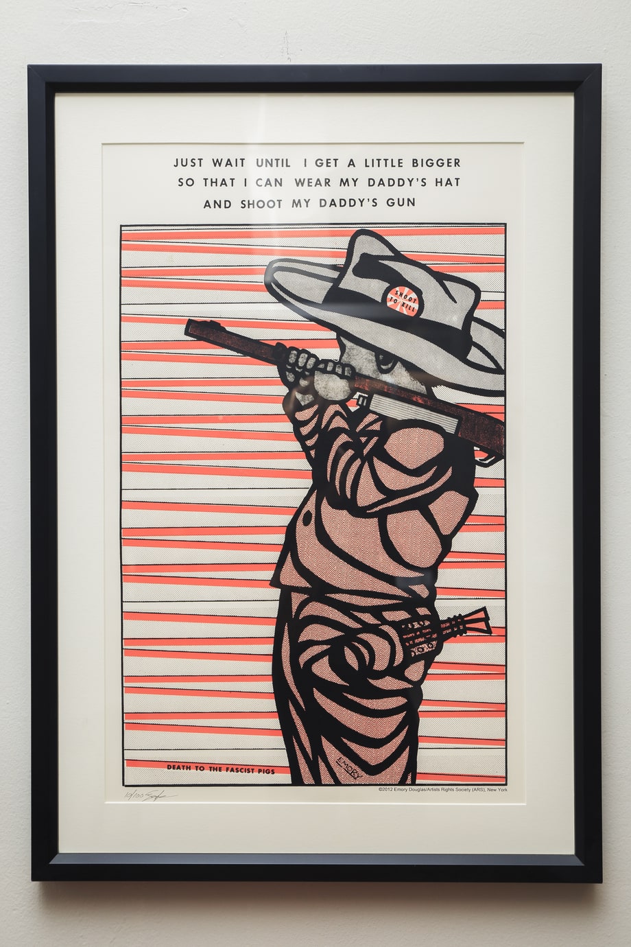 Print by Black Panther artist Emory Douglas.