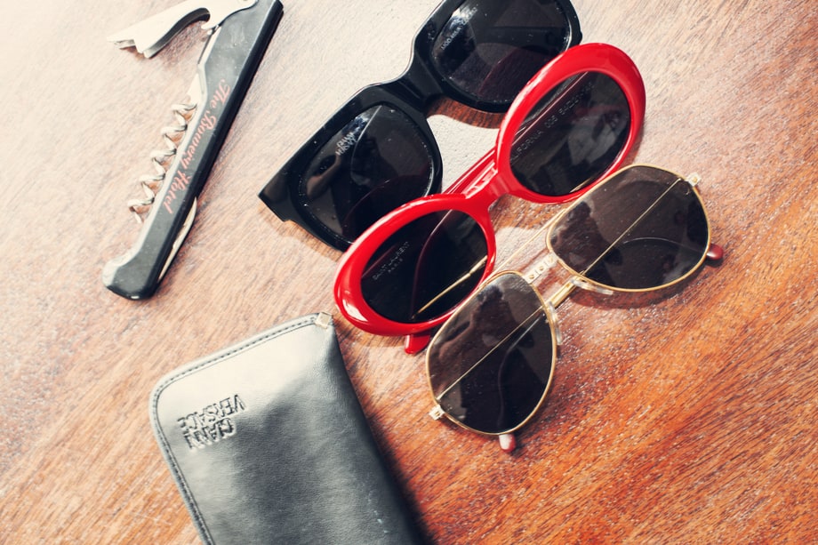 Red Sunglasses by Yves Saint Laurent